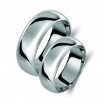 Ζευγάρι βέρες ασημένιες (925). Σχέδιο 009b-ba