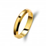 Ζευγάρι βέρες χρυσές 14 καρατίων. Σχέδιο 015c-ca 