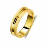 Ζευγάρι βέρες χρυσές 14 καρατίων. Σχέδιο 182c-ca