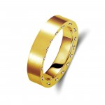 Ζευγάρι βέρες χρυσές 14 καρατίων. Σχέδιο 247c-ca