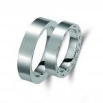 Ζευγάρι βέρες ασημένιες (925). Σχέδιο 247b-ba 