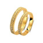 Ζευγάρι βέρες χρυσές 14 καρατίων. Σχέδιο 398c-ca 