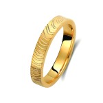 Ζευγάρι βέρες χρυσές 14 καρατίων. Σχέδιο 401c-ca