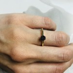 Δαχτυλίδι Piccolo μαύρο