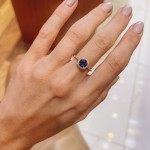 Δαχτυλίδι ροζέτα με sapphire 0.95ct