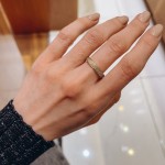 Ζευγάρι βέρες χρυσές 14 καρατίων. Σχέδιο 184c-ca