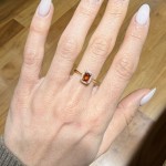 Δαχτυλίδι ροζέτα με ζαφείρι 0.69ct