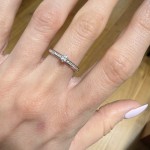 Δαχτυλίδι μονόπετρο με διαμάντια βάρους 0.24ct