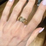 Δαχτυλίδι σκέτο χρυσό k14 gourmet