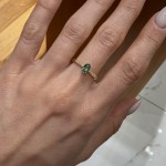 Δαχτυλίδι με σμαράγδι (0.36ct)