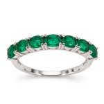 Δαχτυλίδι σειρέ natural emeralds 1.09ct