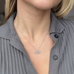 Μάτι κλασσικό blue diamonds 0.22ct