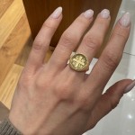 Δαχτυλίδι γυαλιστερό round κωνσταντινάτο