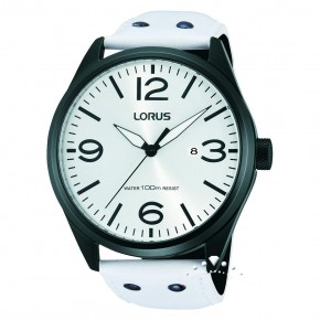 Ρολόι Lorus με άσπρο λουρί