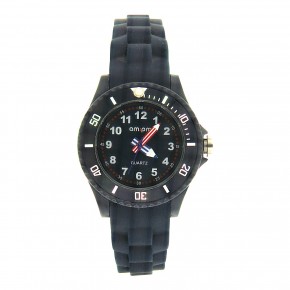 Ρολόι AM:PM Black Rubber 