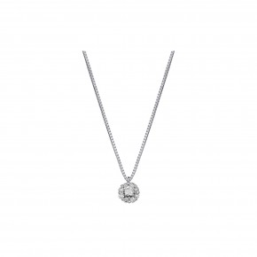 Κολιέ ροζέτα με diamonds 0.15ct