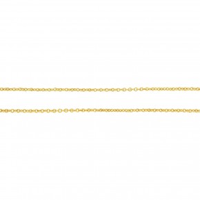 Αλυσίδα Forzetina σε κίτρινο χρυσό 50 εκατοστών, σε 9 καράτια (κ375)