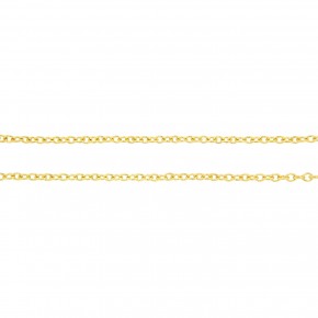 Αλυσίδα Forzetina σε κίτρινο χρυσό 50 εκατοστών, σε 9 καράτια, κ375