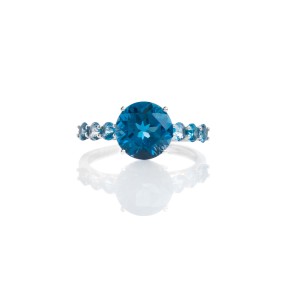 Δαχτυλίδι Blue Topaz (4.50ct)
