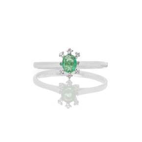 Δαχτυλίδι με σμαράγδι (0.26ct)