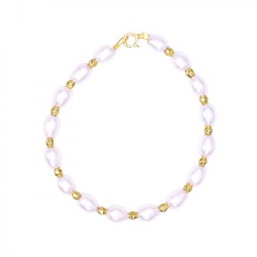 Βραχιόλι με μαργαριτάρια και αιματίτες