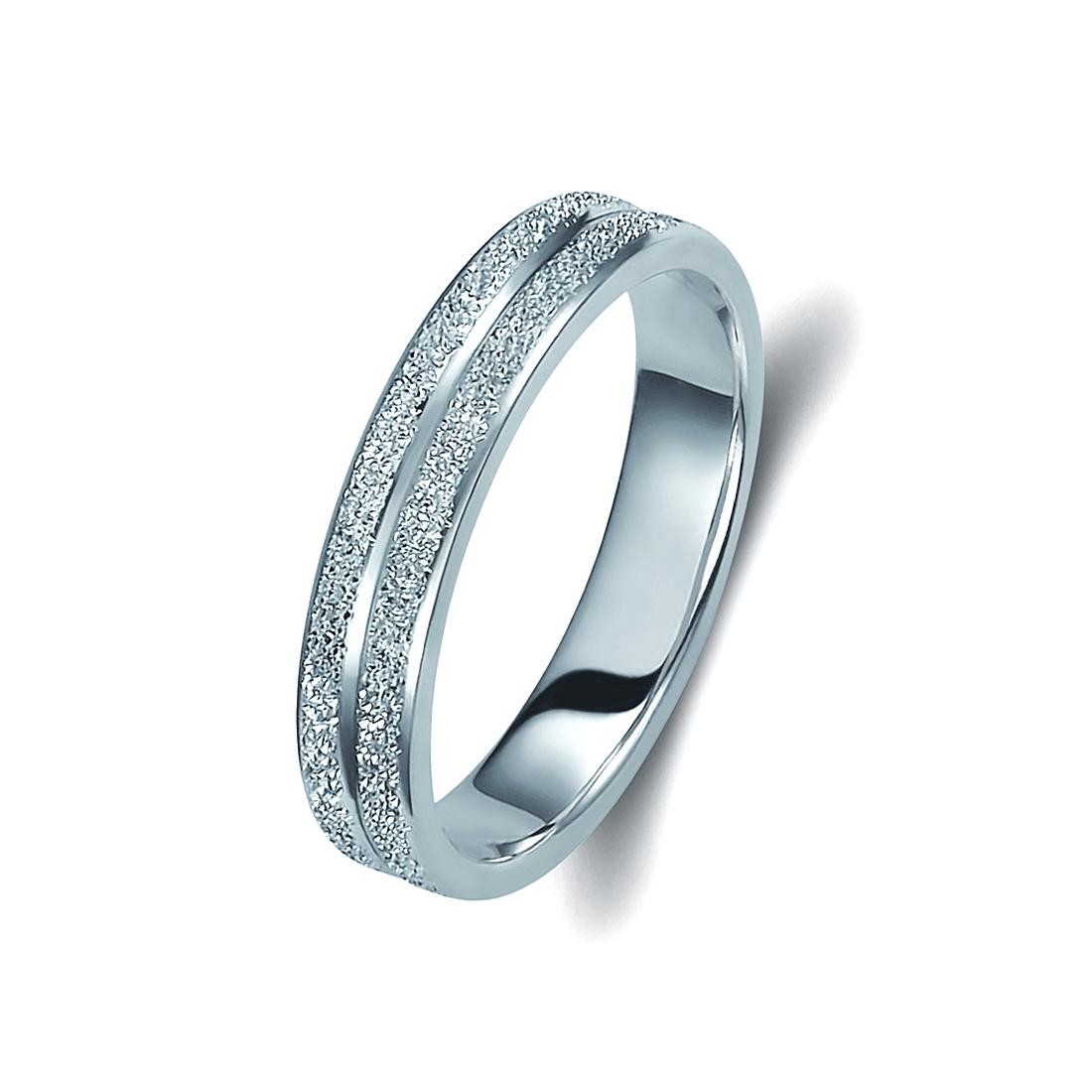 Ζευγάρι βέρες λευκόχρυσες 14 καρατίων. Σχέδιο 173b-ba