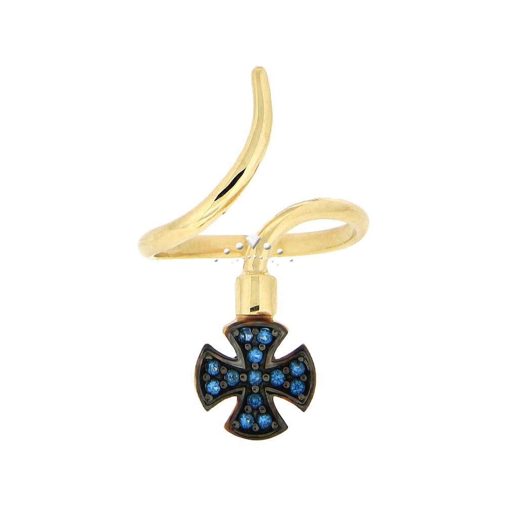 Δαχτυλίδι blue cross