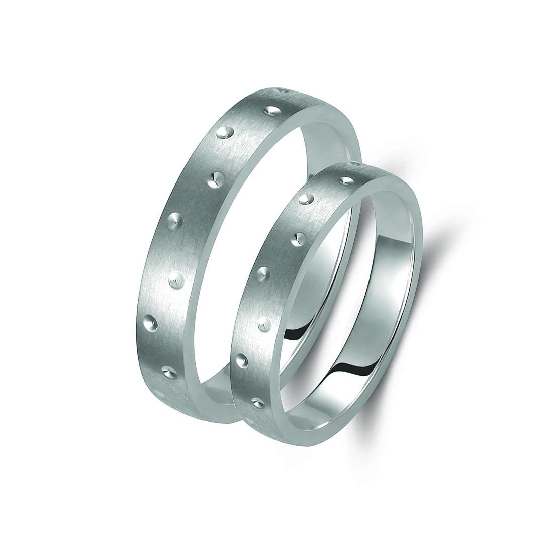 Ζευγάρι βέρες ασημένιες(925). Σχέδιο 356b-ba 