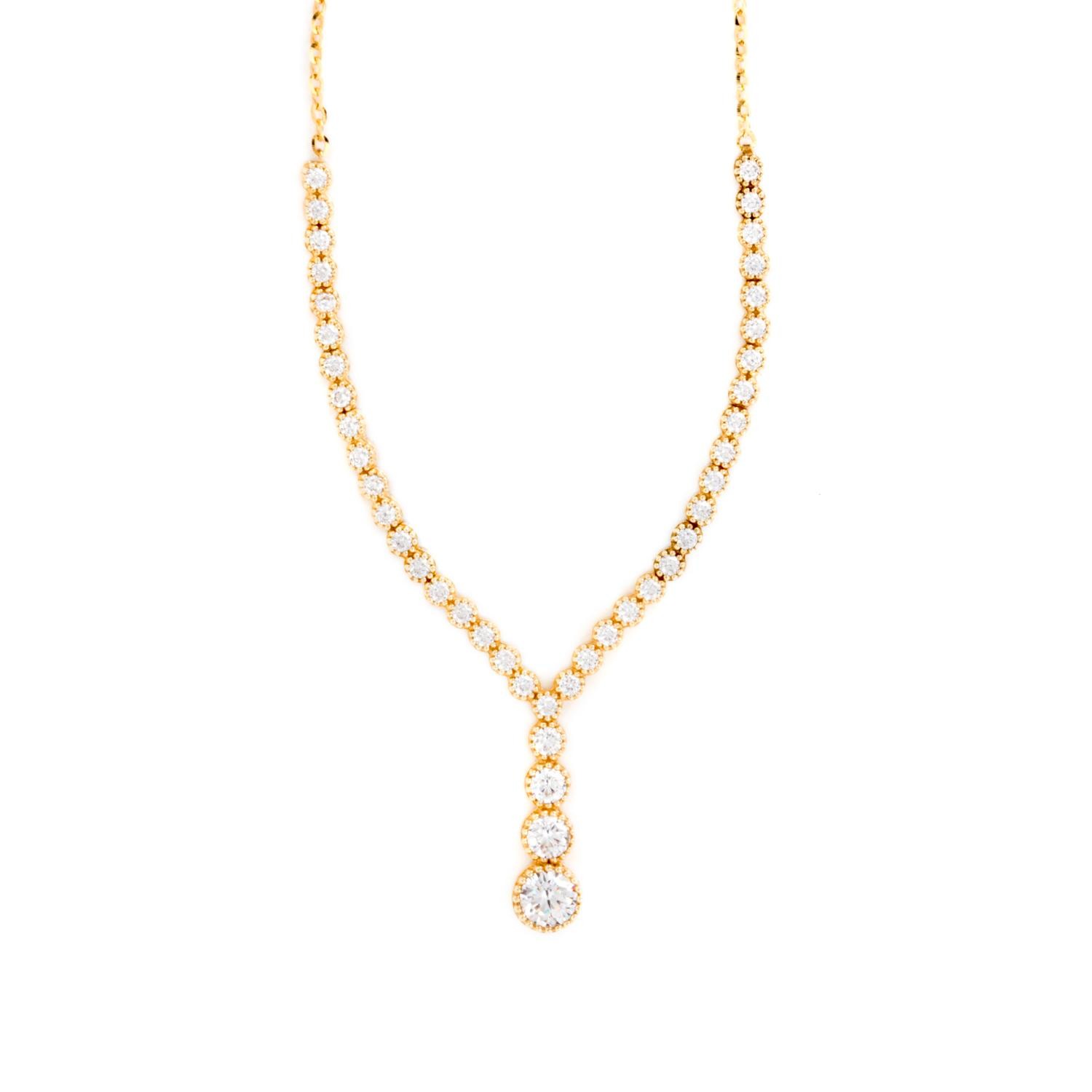 Κολιέ ριβιέρα με κύκλους