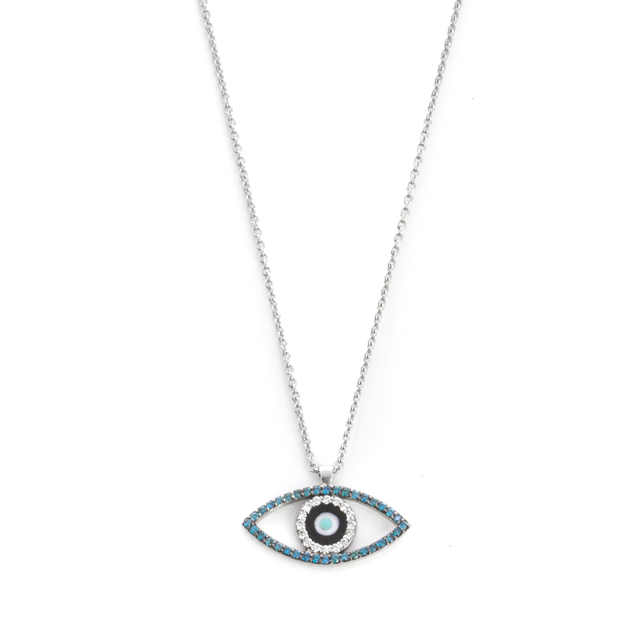 Μάτι κλασσικό blue diamonds 0.22ct