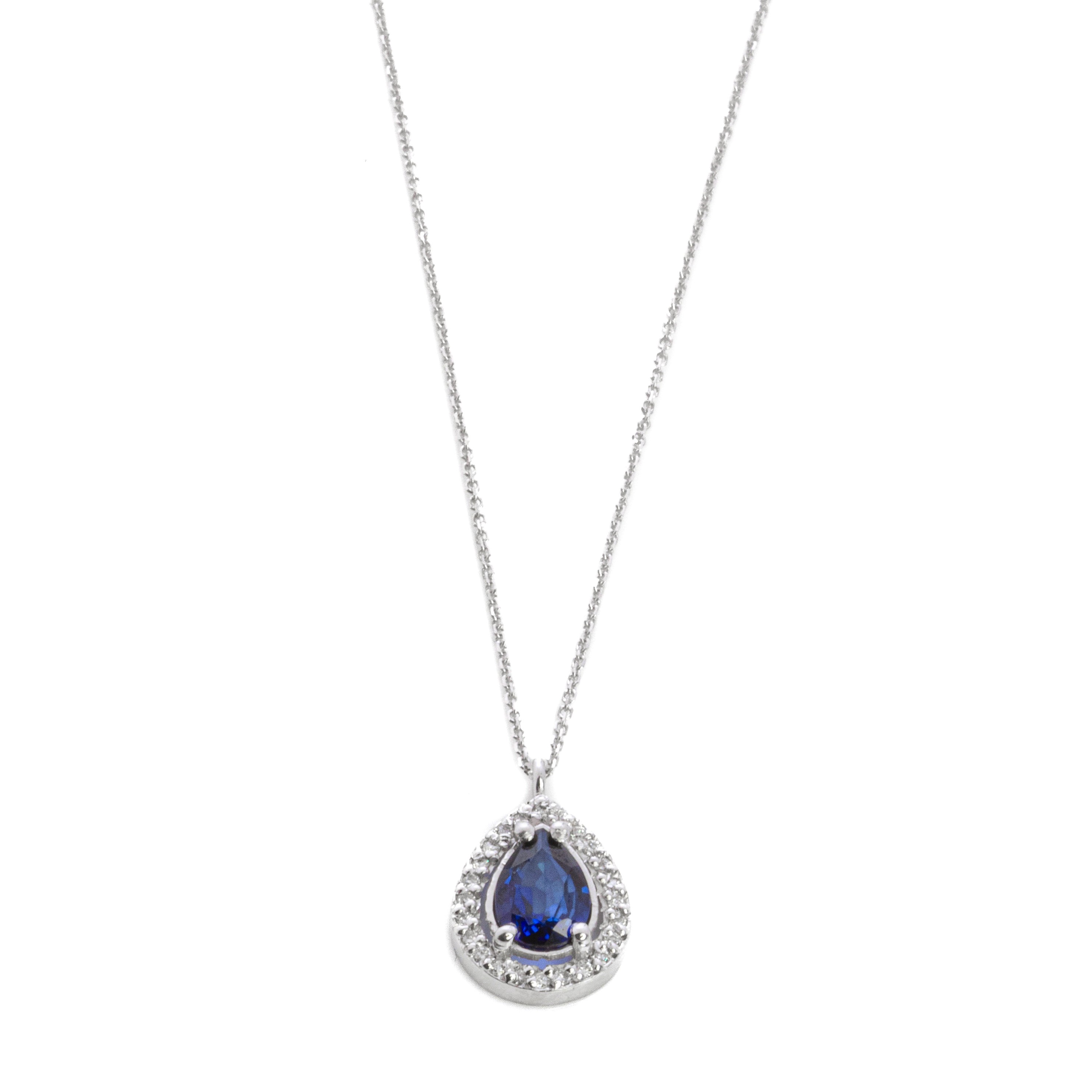 Κρεμαστό ροζέτα με ζαφείρι 0.67ct