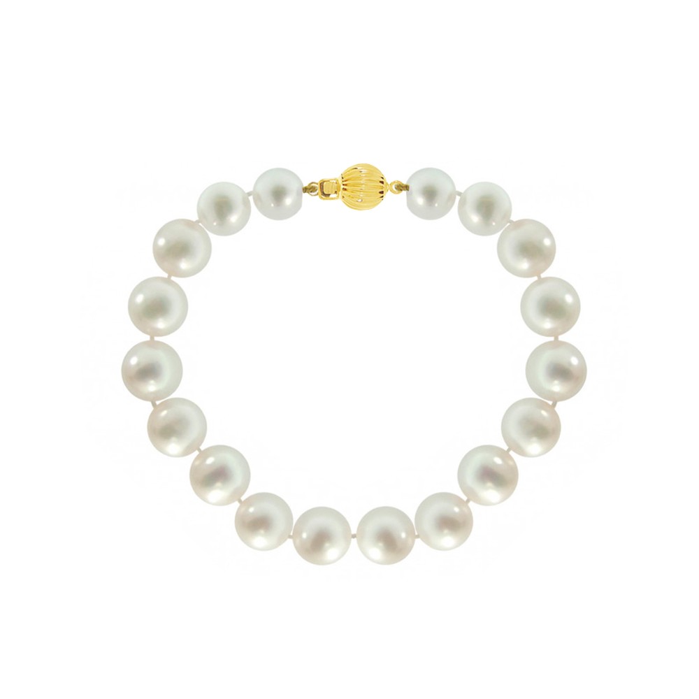 Βραχιόλι με μαργαριτάρια 9-10mm