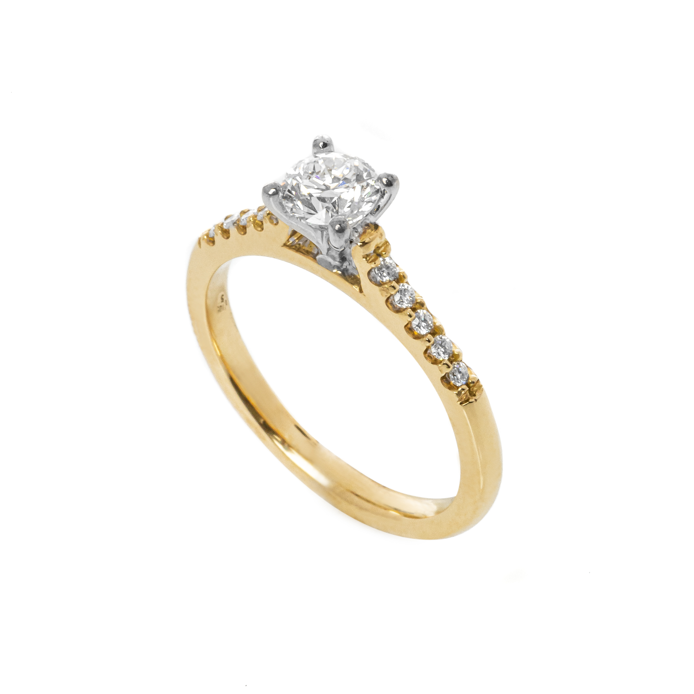 Δαχτυλίδι μονόπετρο gold 0.50ct