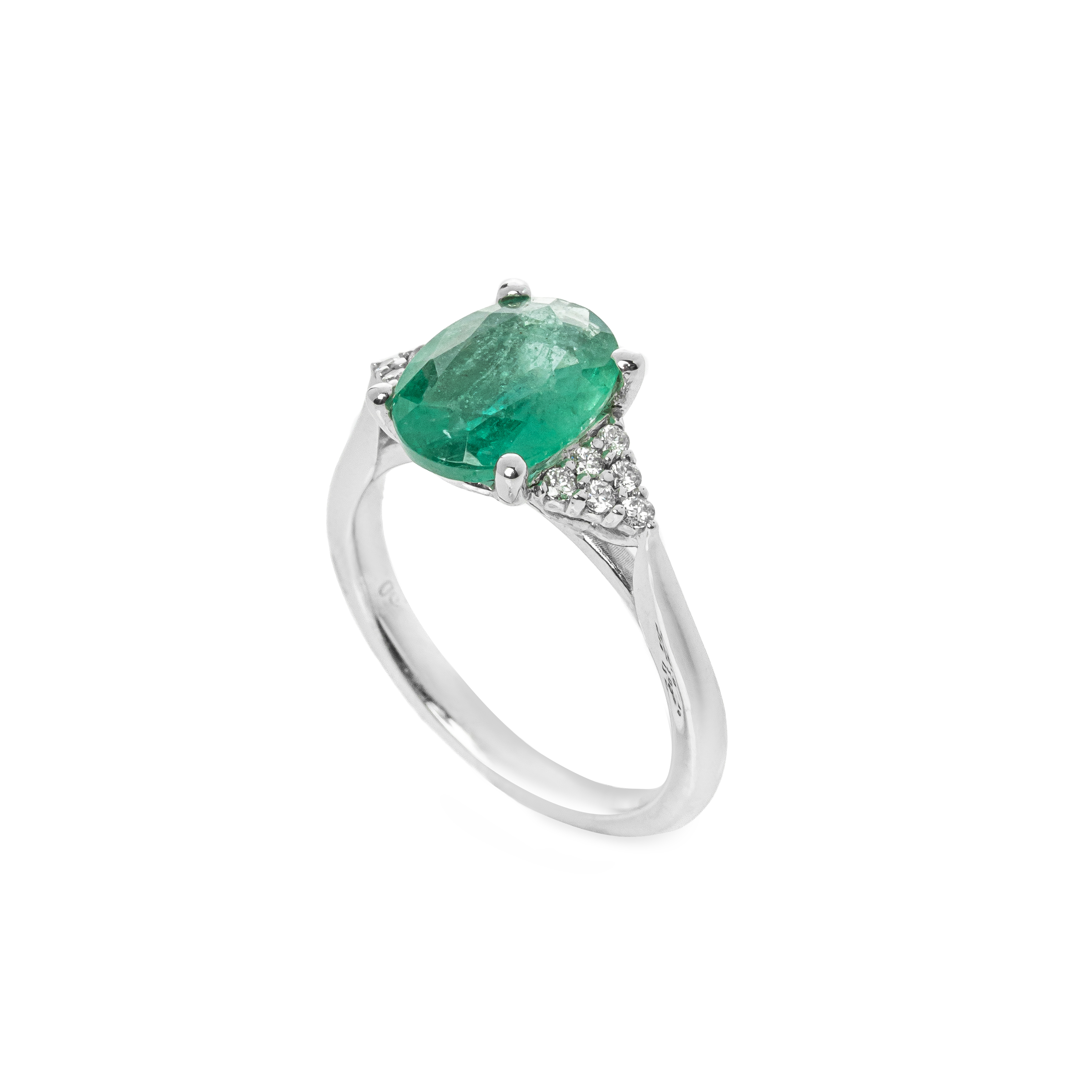 Δαχτυλίδι με σμαράγδι oval 2.05ct