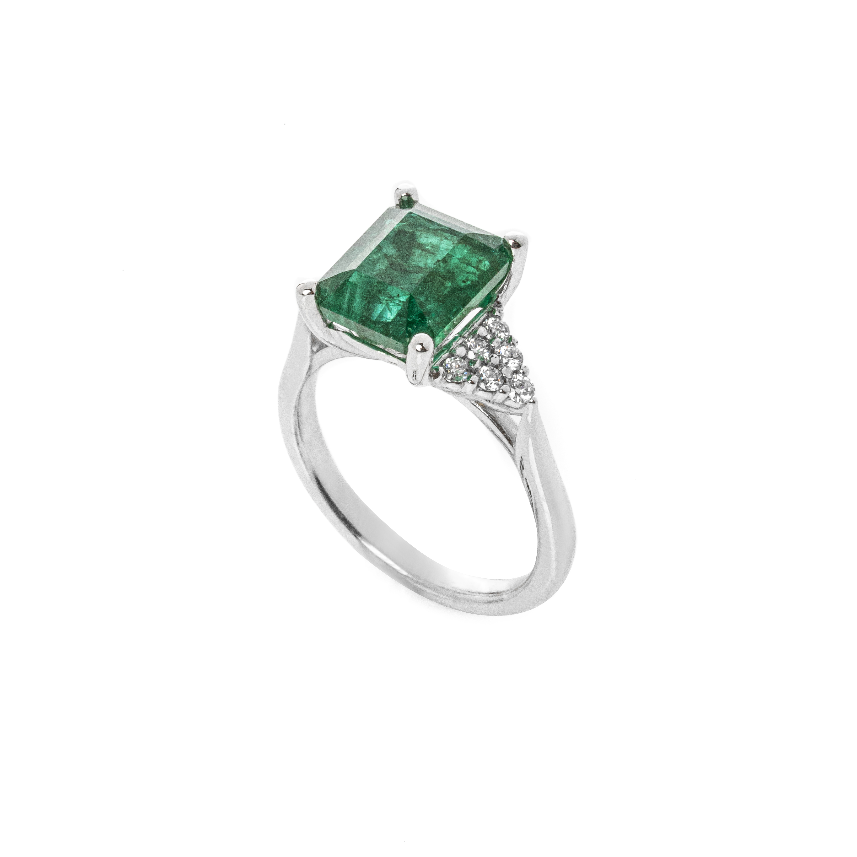 Δαχτυλίδι με σμαράγδι emerald 3.95ct